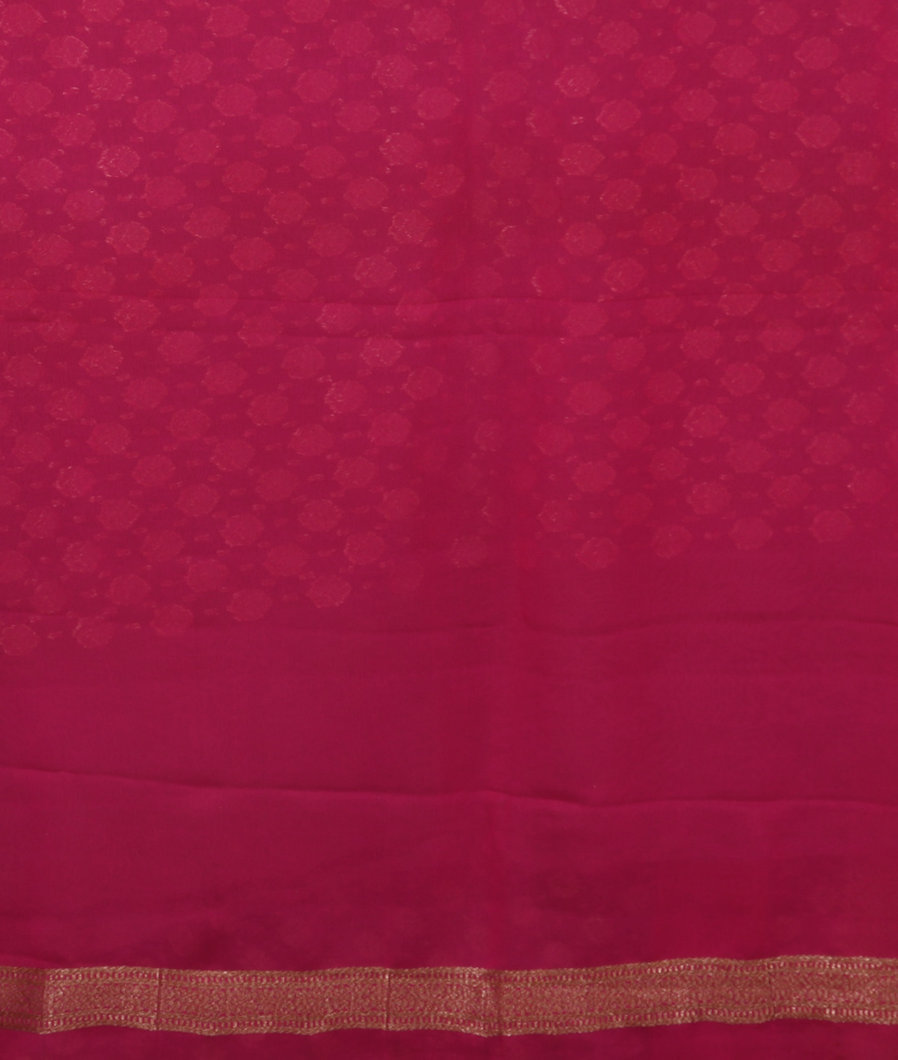 Grey Banaras Georgette Silk Saree T3528363