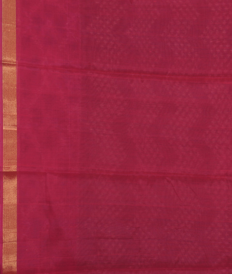 Grey Pochampalli Silk Cotton Saree T3893153