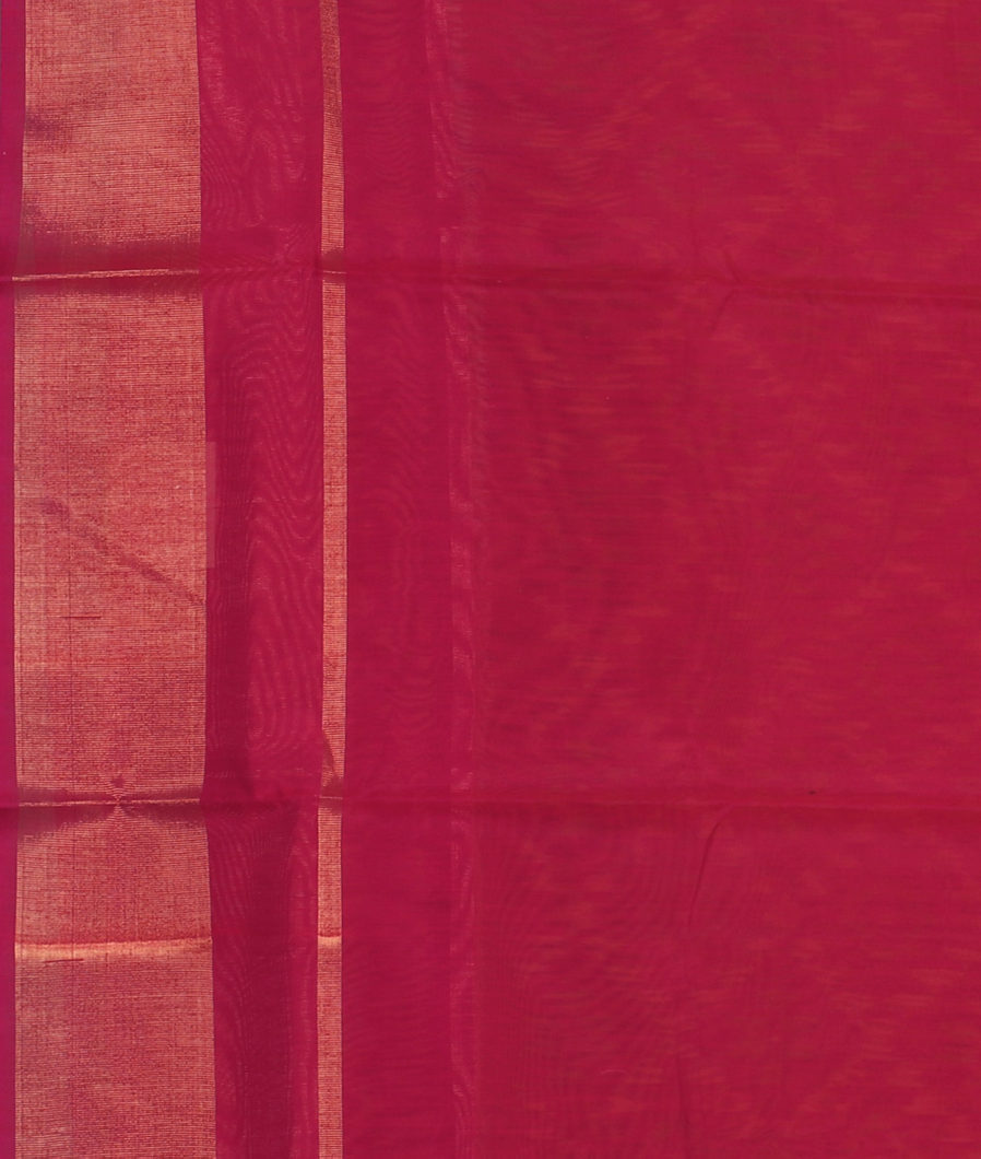 Yellow Pochampalli Silk Cotton Saree T3893023