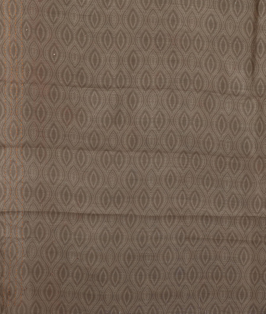 Grey Kora Organza Printed Saree T3794593