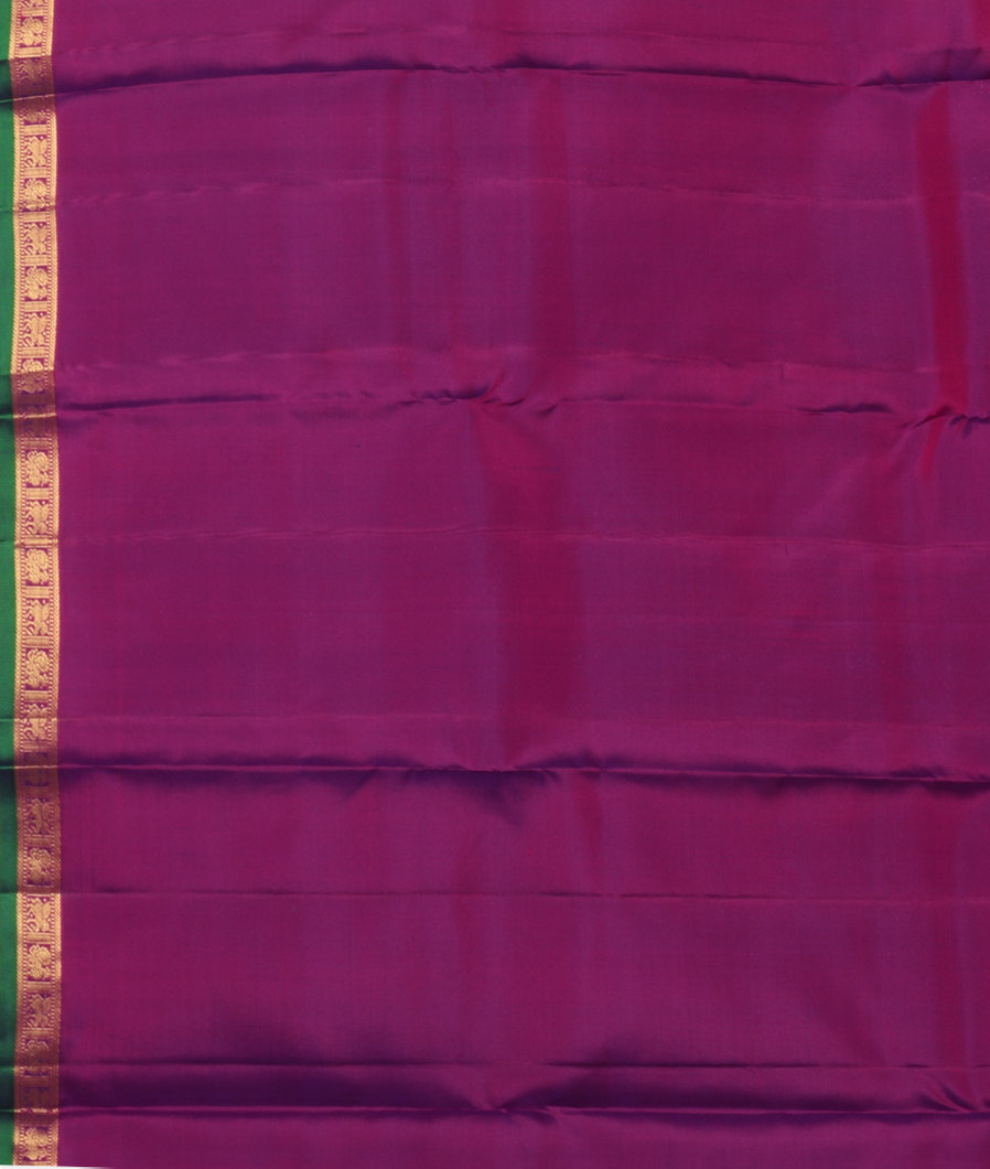 Peacock Blue Soft Silk Saree T3910433