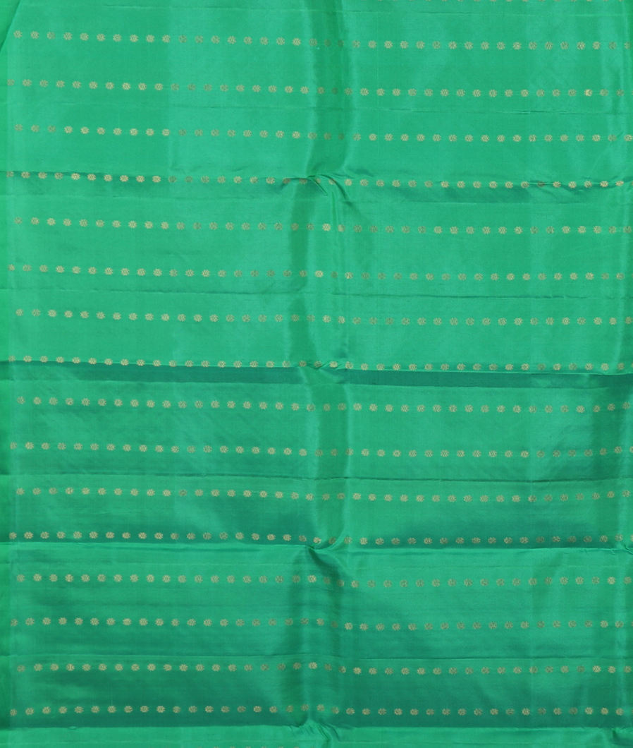 Pinkish Orange Handwoven Kanjivaram Silk Saree T3729873