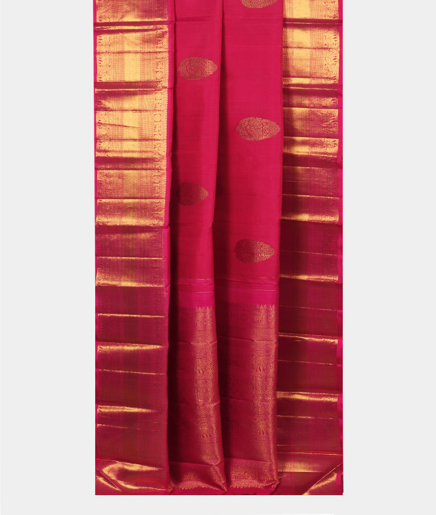 Magenta Handwoven Kanjivaram Silk Saree T3751602