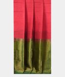 Pinkish Red Handwoven Kanjivaram Silk Saree T3734682