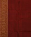 Deep Brown Handwoven Kanjivaram Silk Saree T3870363