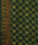 Green Ajrakh Printed Modal Silk Saree T3692003