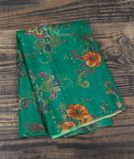 Green Hand Printed Kanjivaram Silk Blouse T3870811