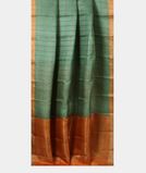 Green Woven Tussar Saree T3874942