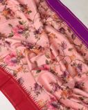 Pink Printed Soft Silk Saree T3925414