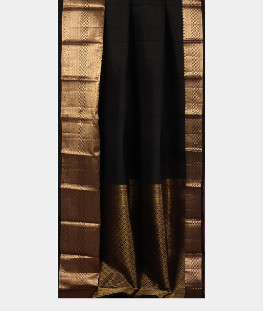 Black Soft Silk Saree T3753952