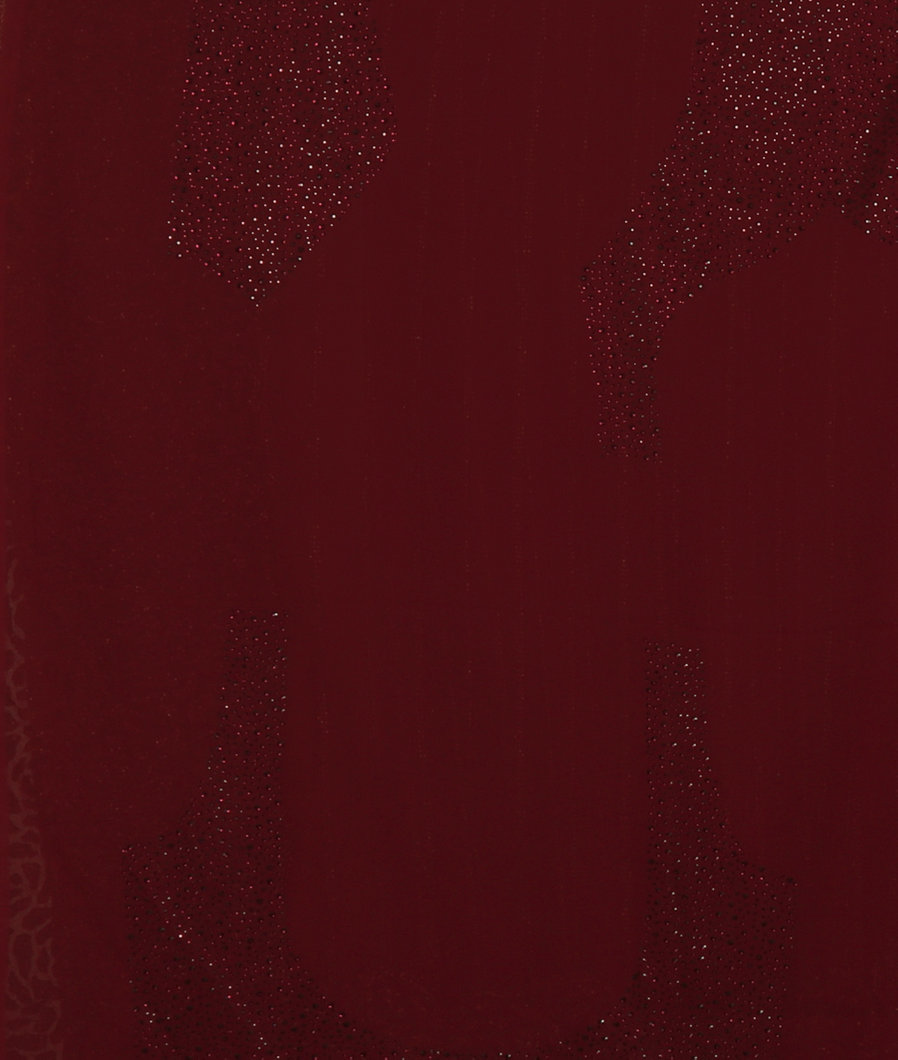 Maroon Georgette Silk Embroidery Saree T3934073