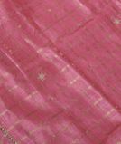 Pink Tussar Embroidery Saree T3823641
