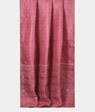 Pink Tussar Embroidery Saree T3823642