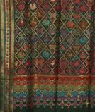 Green Cashmere Kani Silk Dupatta T3704633