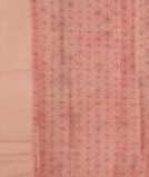 Pink Linen Printed Saree T3579163