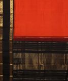 Orange Handwoven Kanjivaram Silk Saree T2627574