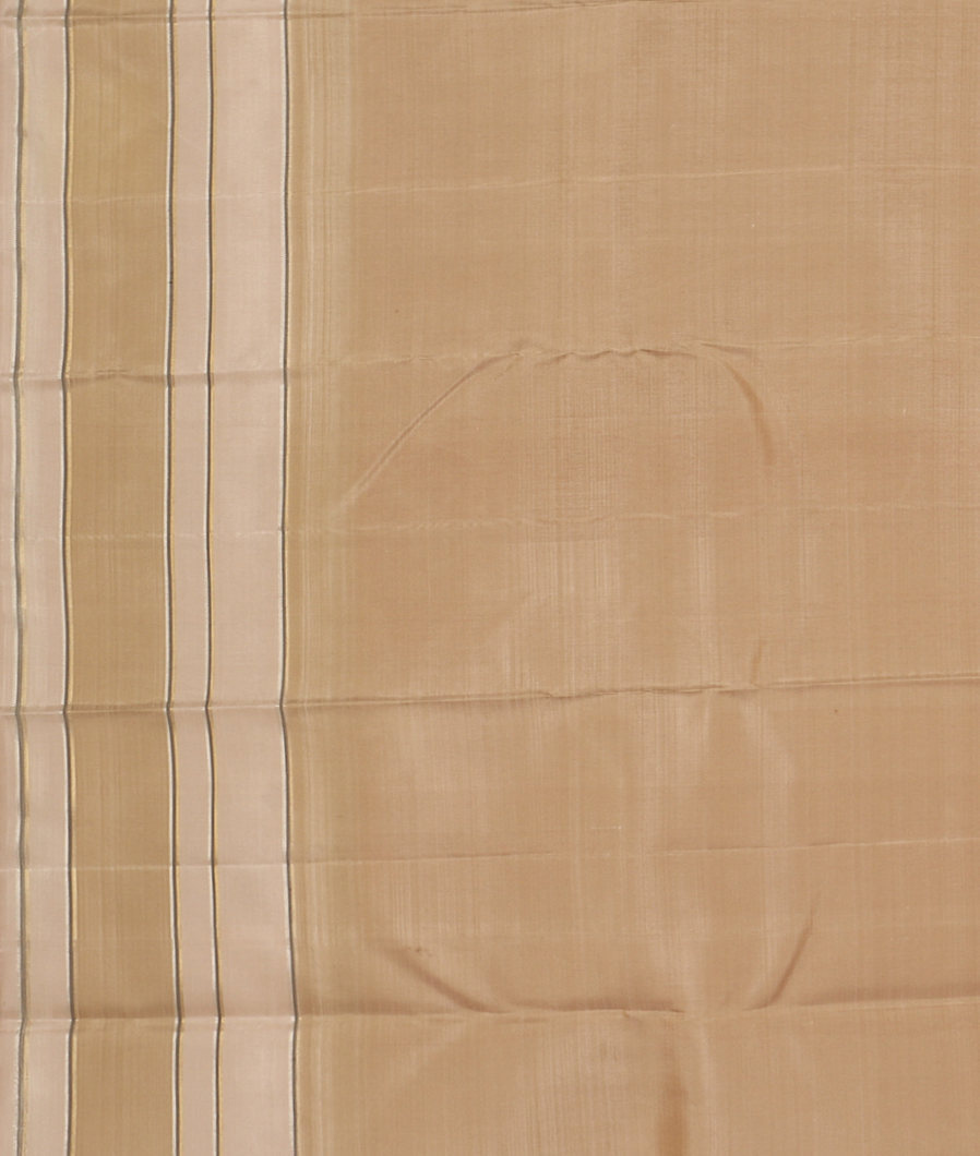 Pink and Orange Handwoven Kanjivaram Silk Saree T3845703