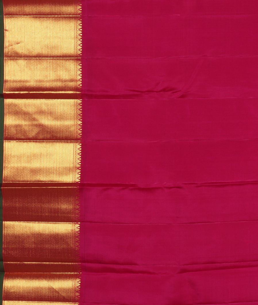 Yellow Handwoven Kanjivaram Silk Saree T3925823