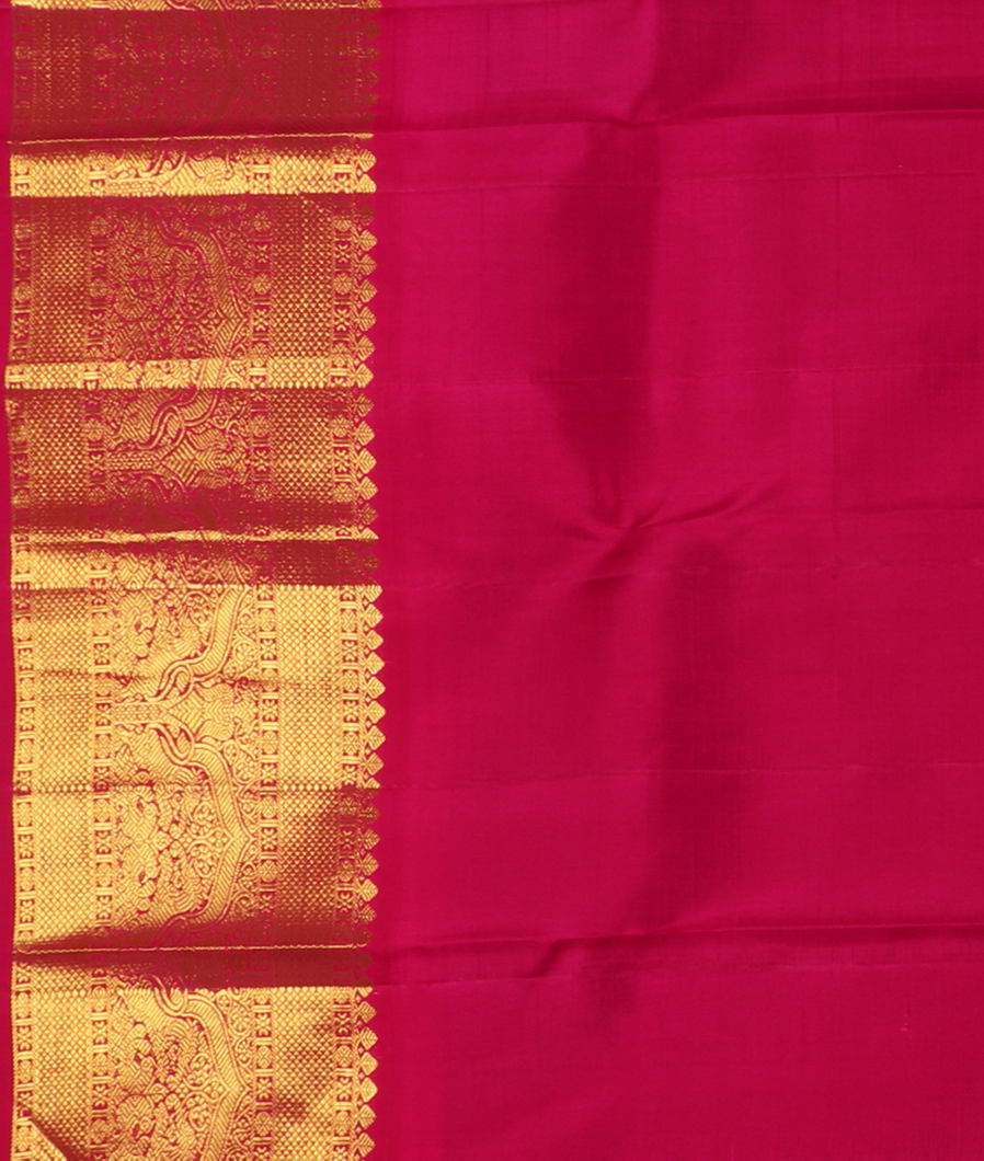 Blue Handwoven Kanjivaram Silk Saree T3864603