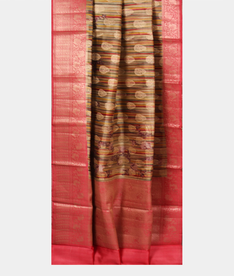 Multicolour Chaniya Silk Saree T3802272