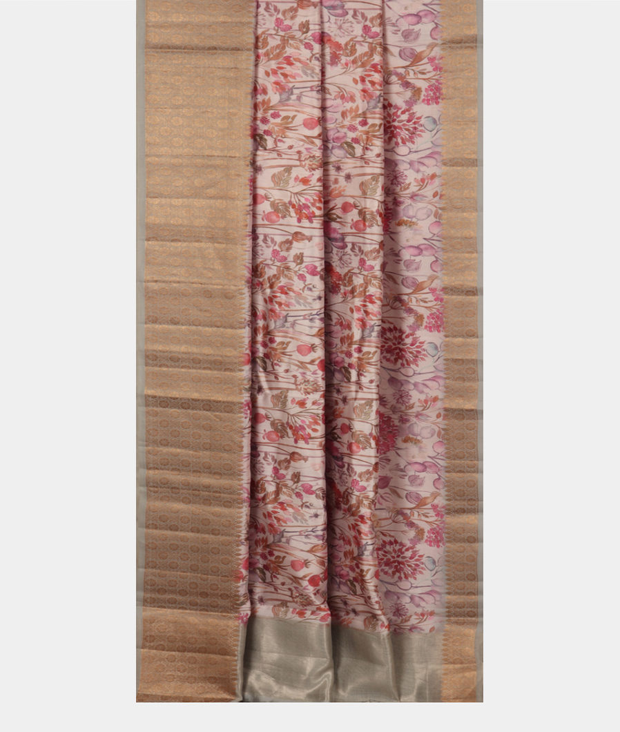 Light Lavender Chaniya Silk Saree T3846302