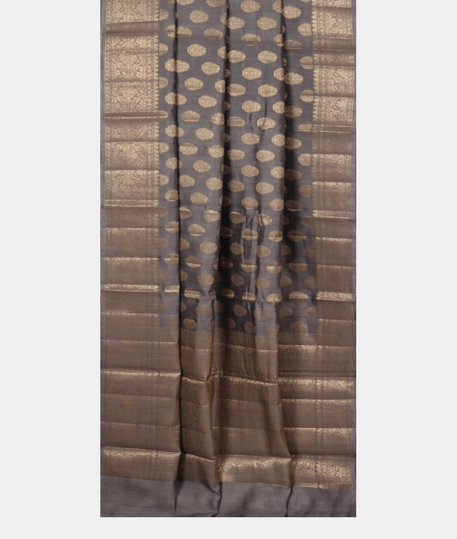 Grey Chaniya Silk Saree T3881192