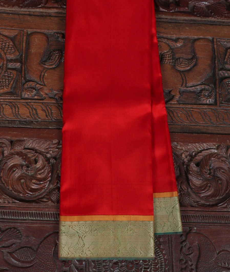 Red Handwoven Kanjivaram Silk Saree T274555-image