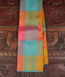 Multicolour Handwoven Kanjivaram Silk Saree T3745471