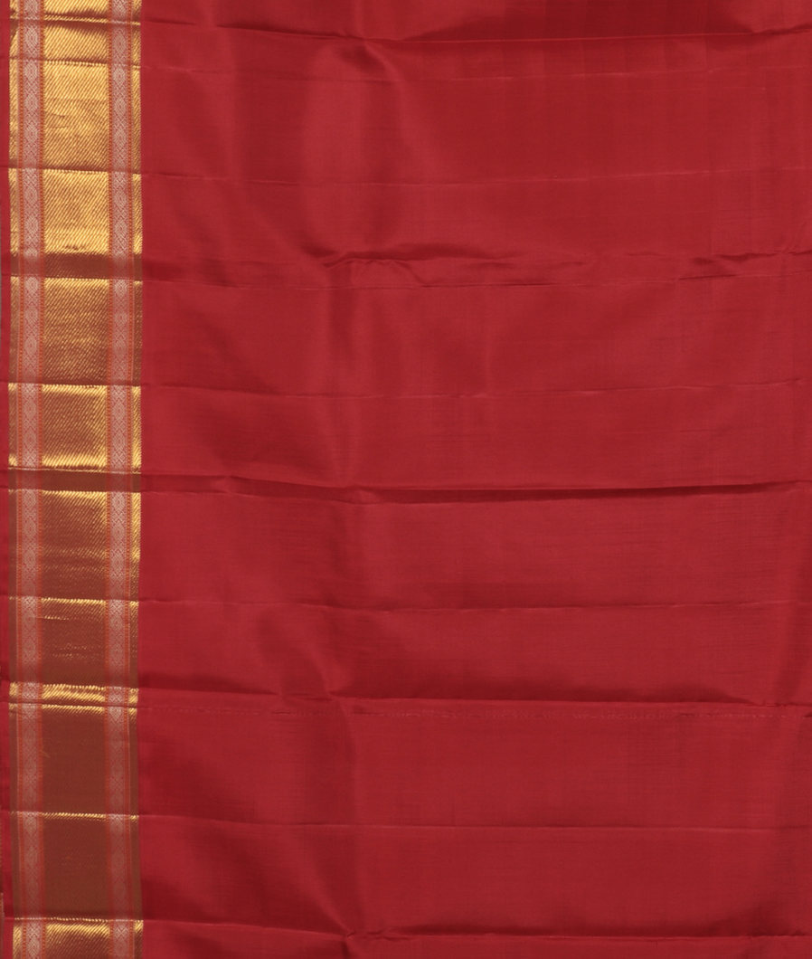 Green  Handwoven Kanjivaram Silk Saree T3328603