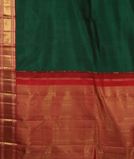 Green  Handwoven Kanjivaram Silk Saree T3328604