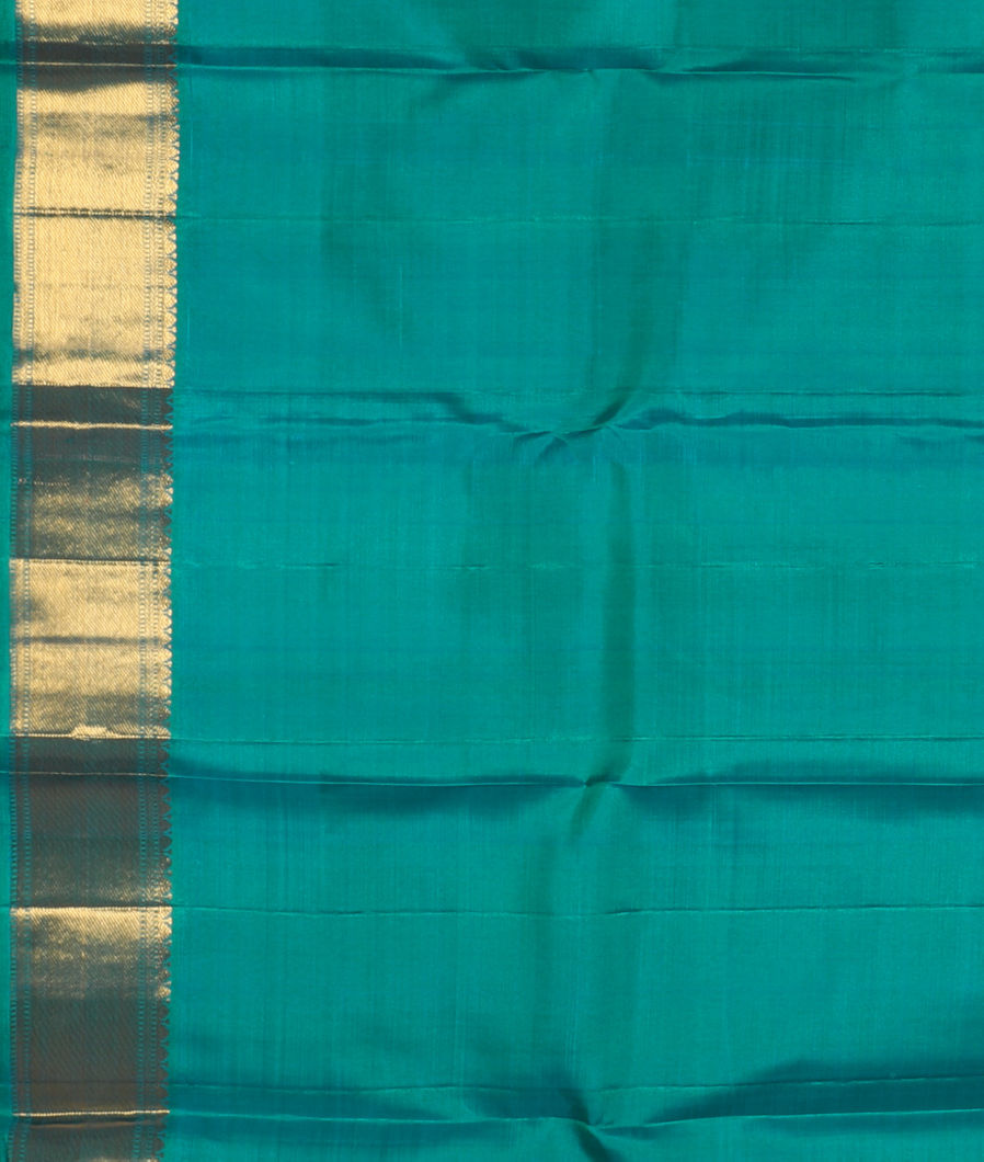 Green Handwoven Kanjivaram Silk Saree T3926723