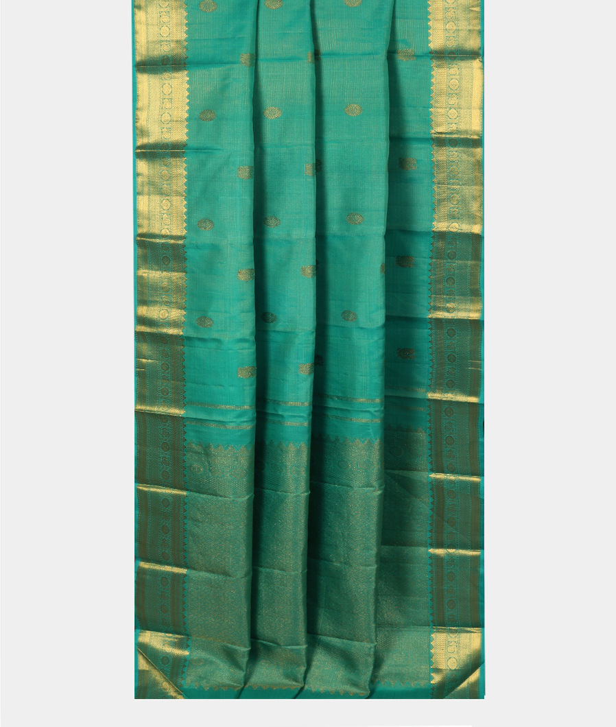 Green Handwoven Kanjivaram Silk Saree T3751472
