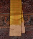 Green And Orange Handwoven Kanjivaram Silk Saree T3747711