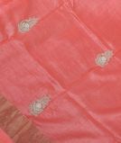 Pink Tussar Embroidery Saree T3823731