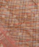 Multicolour Linen Printed Saree T3501311
