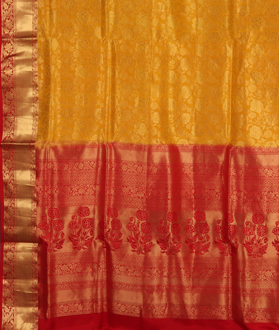 Yellow Soft Silk Saree T3180794
