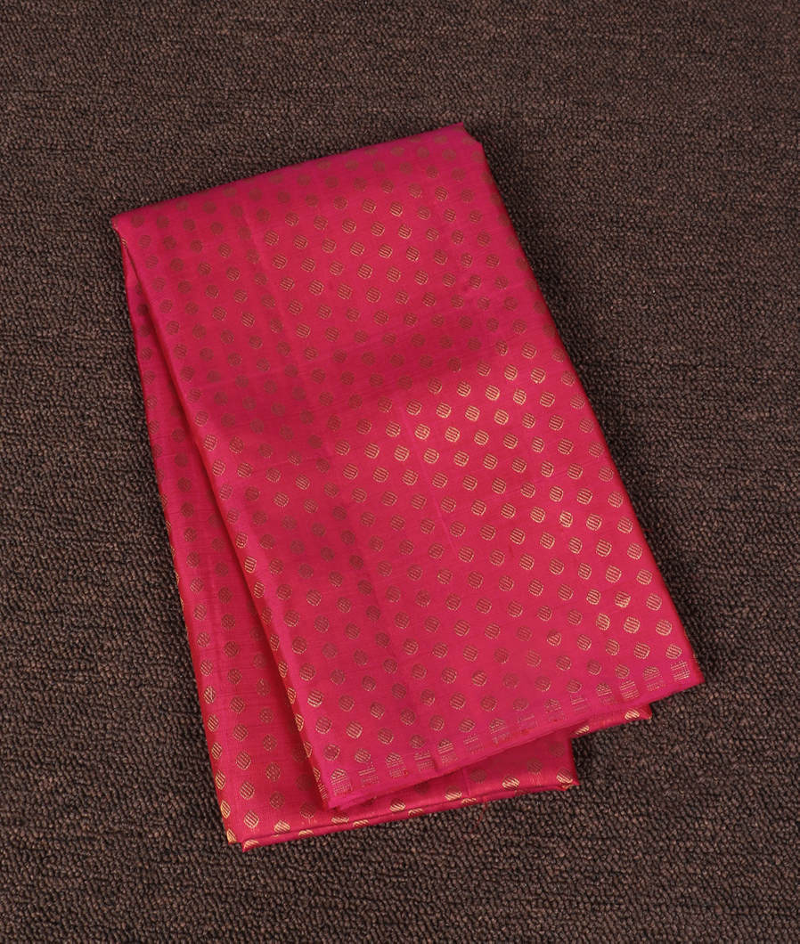 Magenta Handwoven Kanjivaram Silk Blouse T398434-image