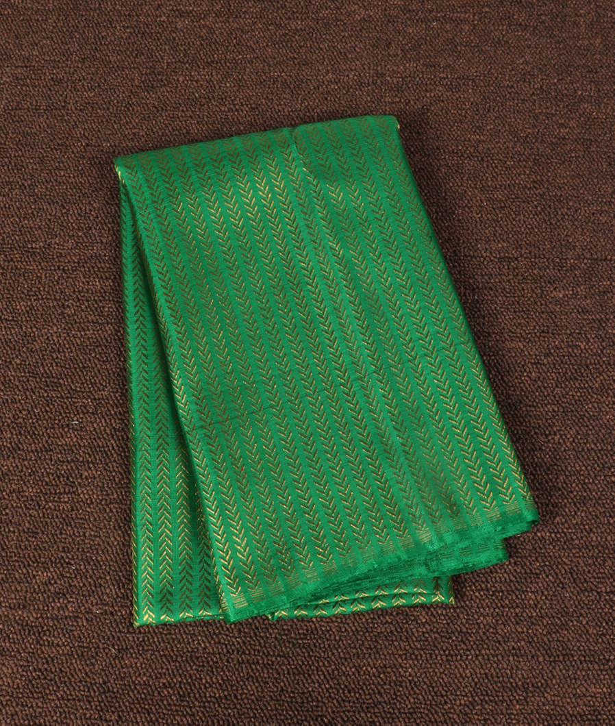 Green Handwoven Kanjivaram Silk Blouse T382214-image