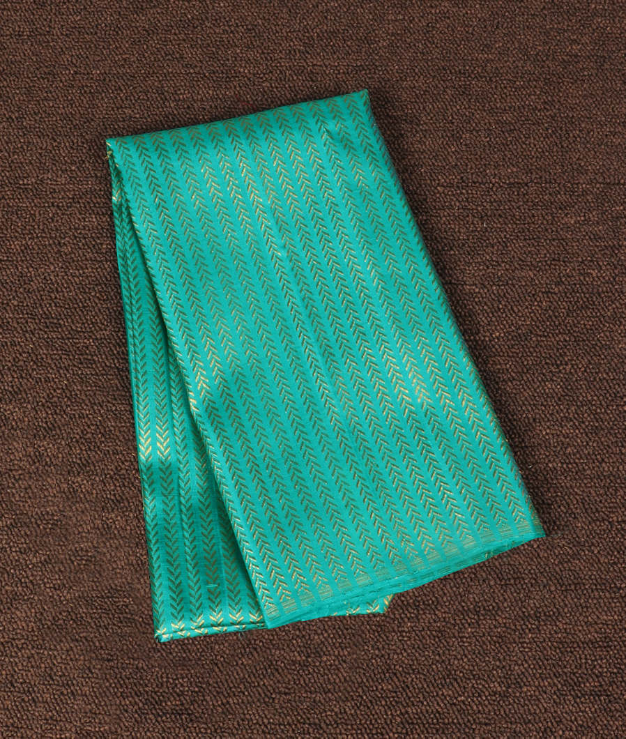 Blue Handwoven Kanjivaram Silk Blouse T382216-image