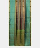 Greenish Blue Handwoven Kanjivaram Silk Saree T2727162