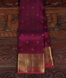 Purple Handwoven Kanjivaram Silk Saree T3248681
