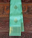 Green Handwoven Kanjivaram Silk Saree T3976871