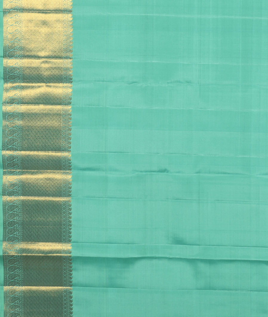 Green Handwoven Kanjivaram Silk Saree T3976873