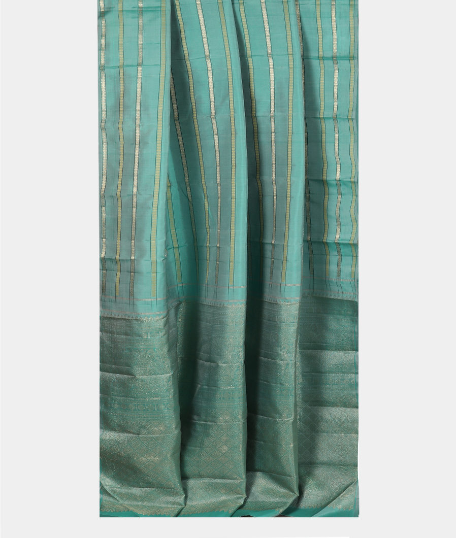 Blue Handwoven Kanjivaram Silk Saree T3626162