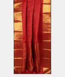 Red Handwoven Kanjivaram Silk Saree T3870372
