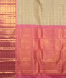 Beige Handwoven Kanjivaram Silk Saree T3312844