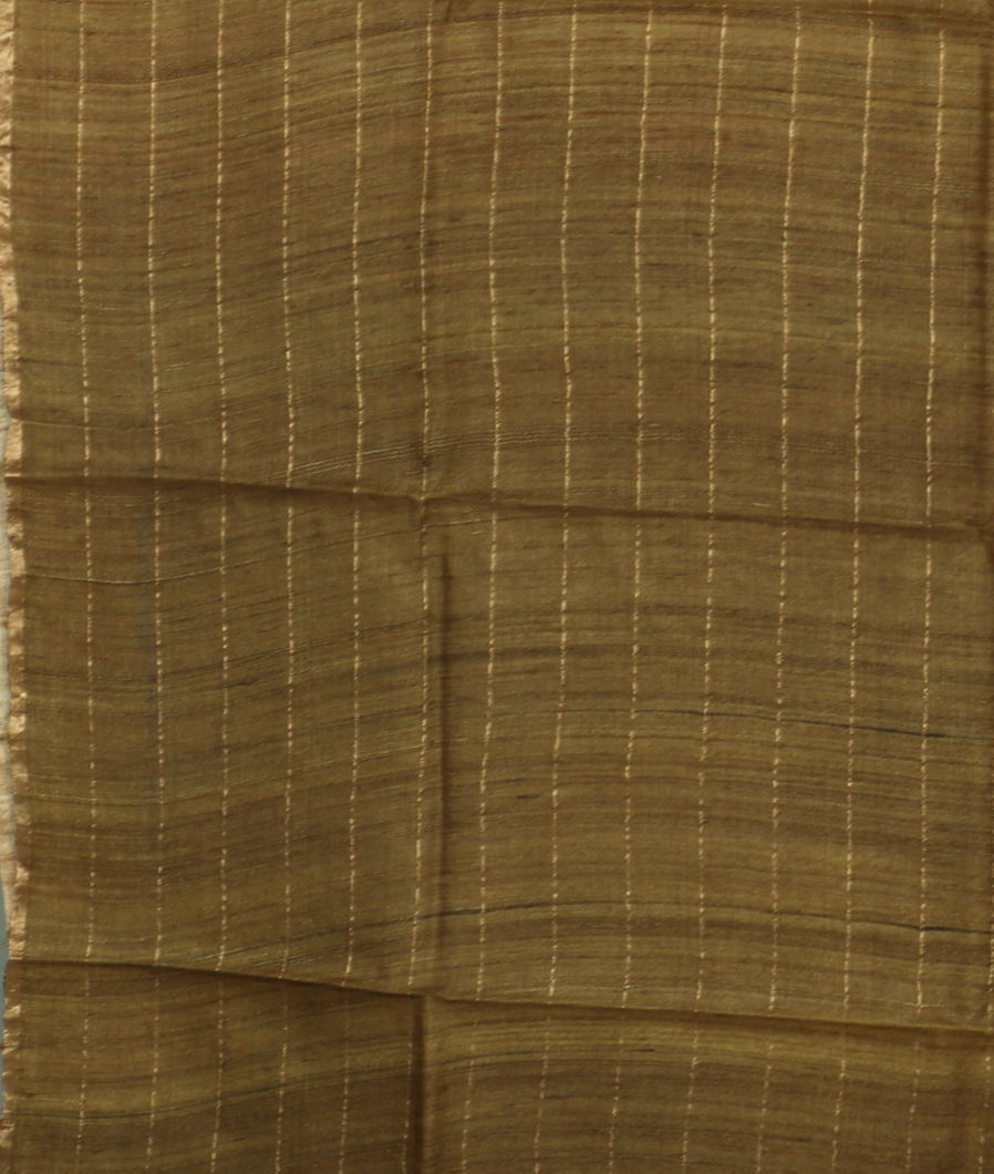 Red Tussar Printed Saree T3957113