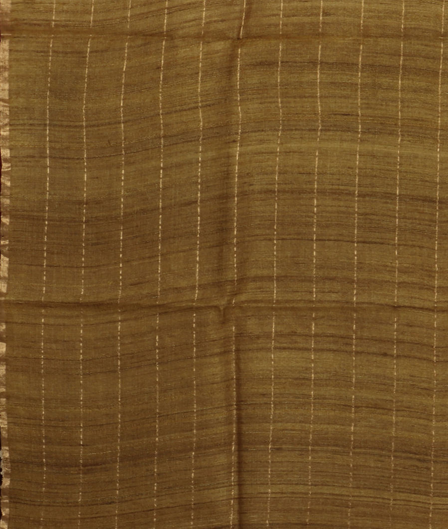 Red Tussar Printed Saree T3956993