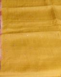 Yellow Tussar Embroidery Saree T3811129