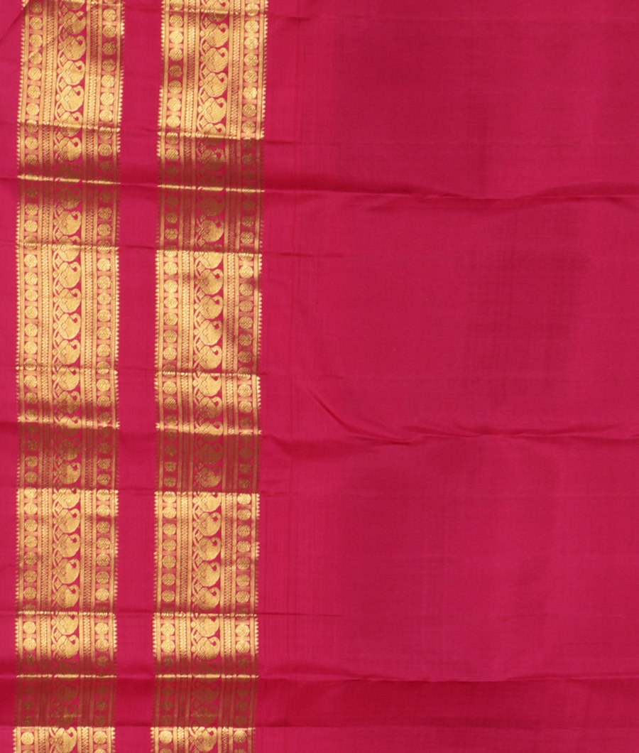 Black Handwoven Kanjivaram Silk Saree T1896693